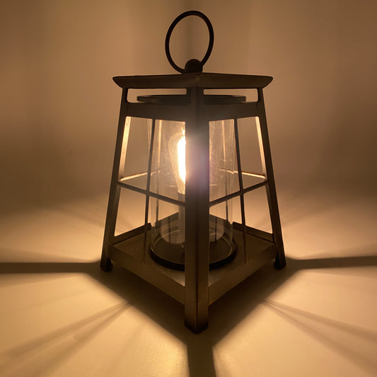 Electric Wax Melter / Oil Burner - Lantern Metal Eddison