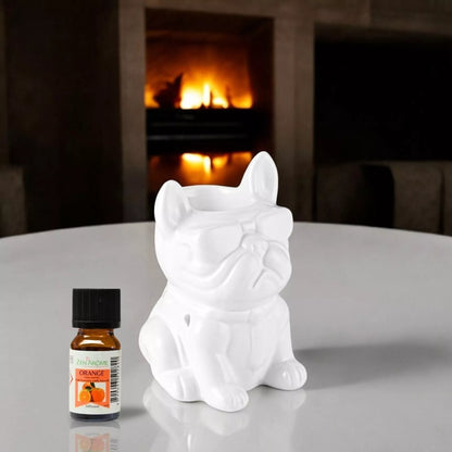 White French Bulldog Burner/Wax Melter