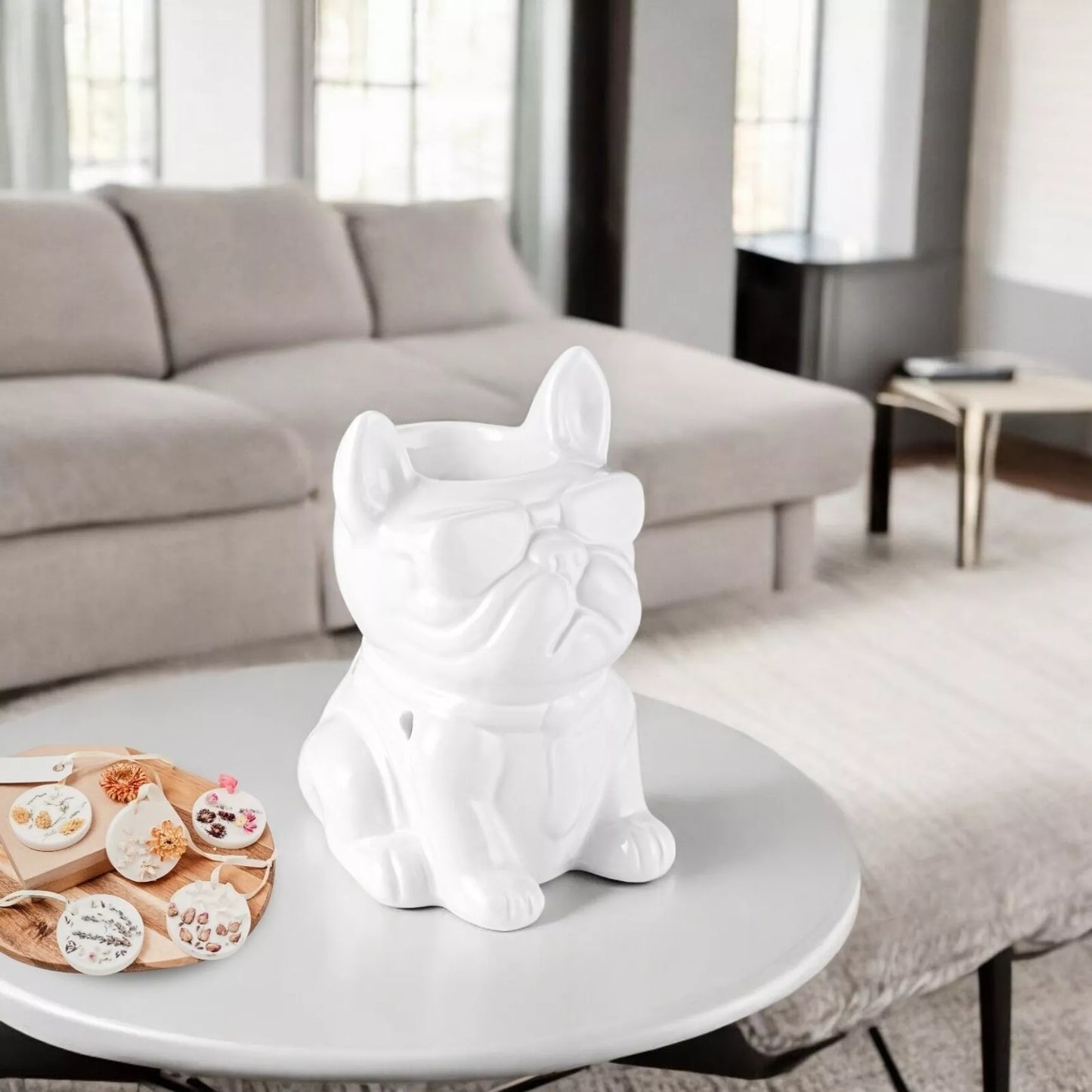 White French Bulldog Burner/Wax Melter