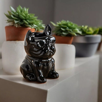 Black French Bulldog Burner/Wax Melter