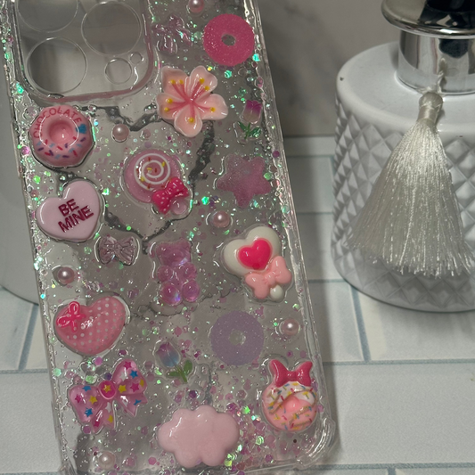 iPhone 14 Pro Max Customised Case - Princess Pink