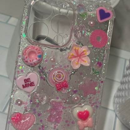 iPhone 14 Pro Max Customised Case - Princess Pink