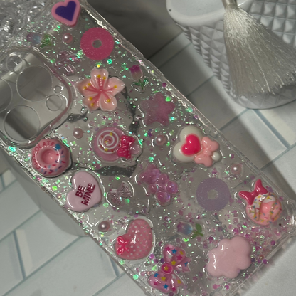 iPhone 14 Pro Max Customised Case - Princess Pink