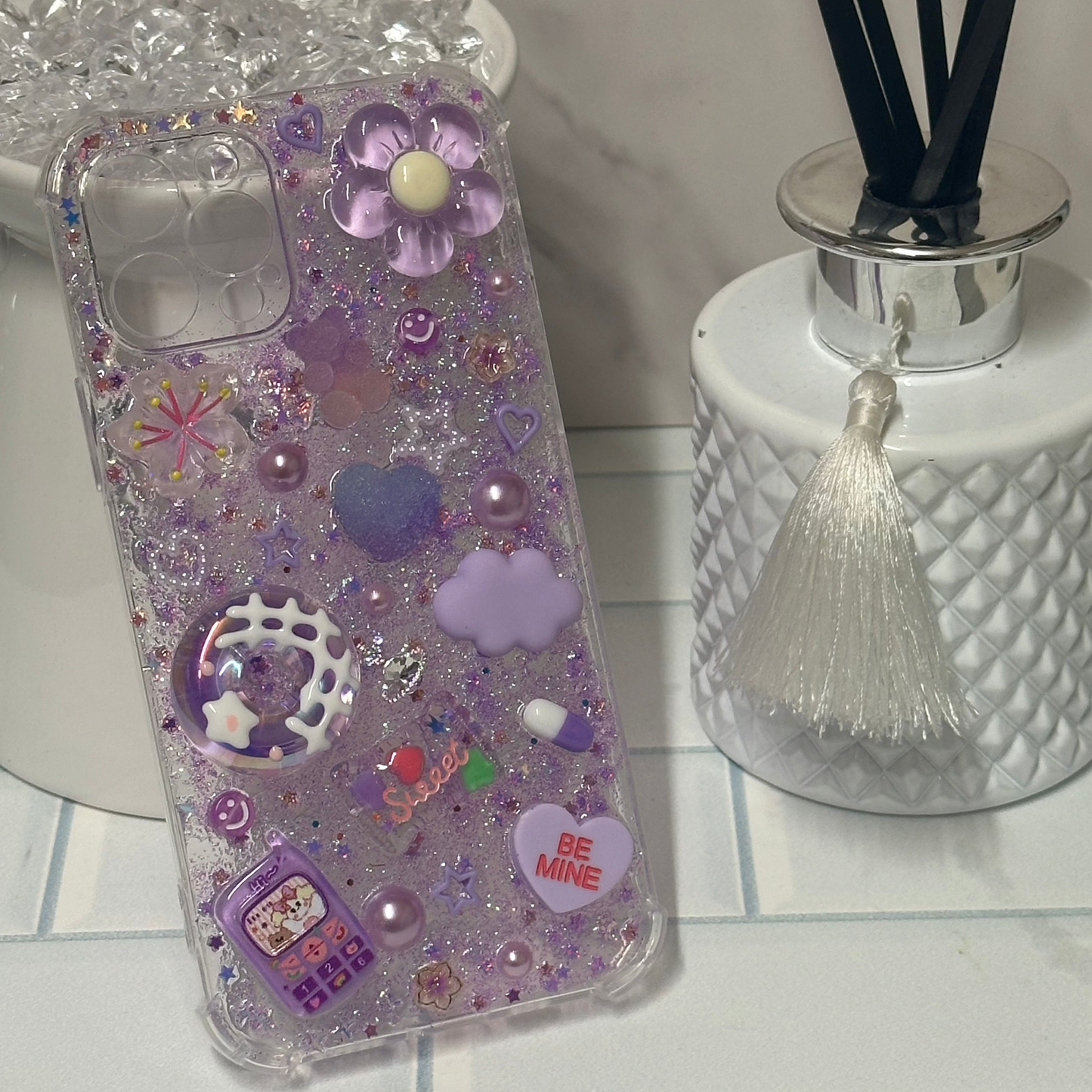 iPhone 12 Pro Customised Case - Princess Purple