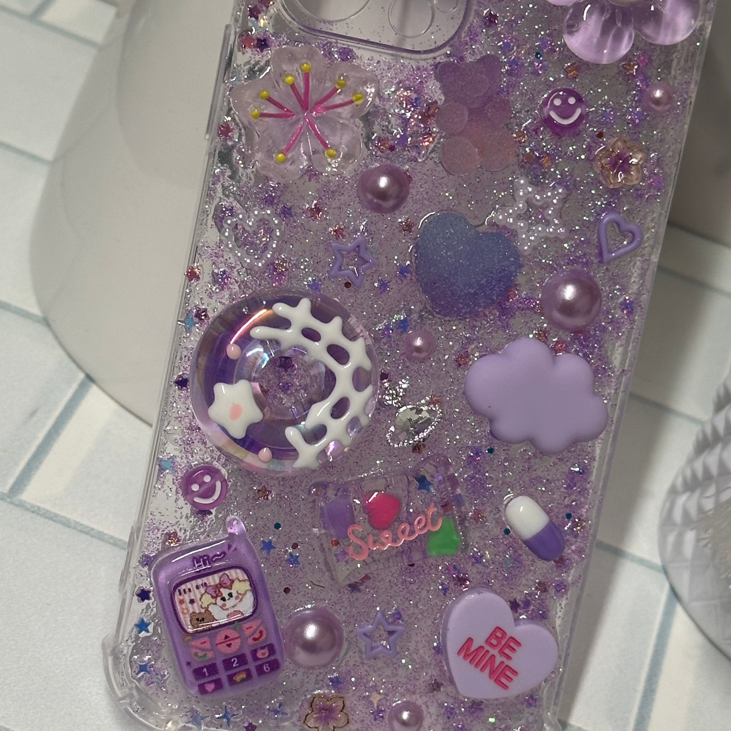 iPhone 12 Pro Customised Case - Princess Purple