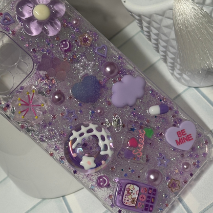 iPhone 12 Pro Customised Case - Princess Purple