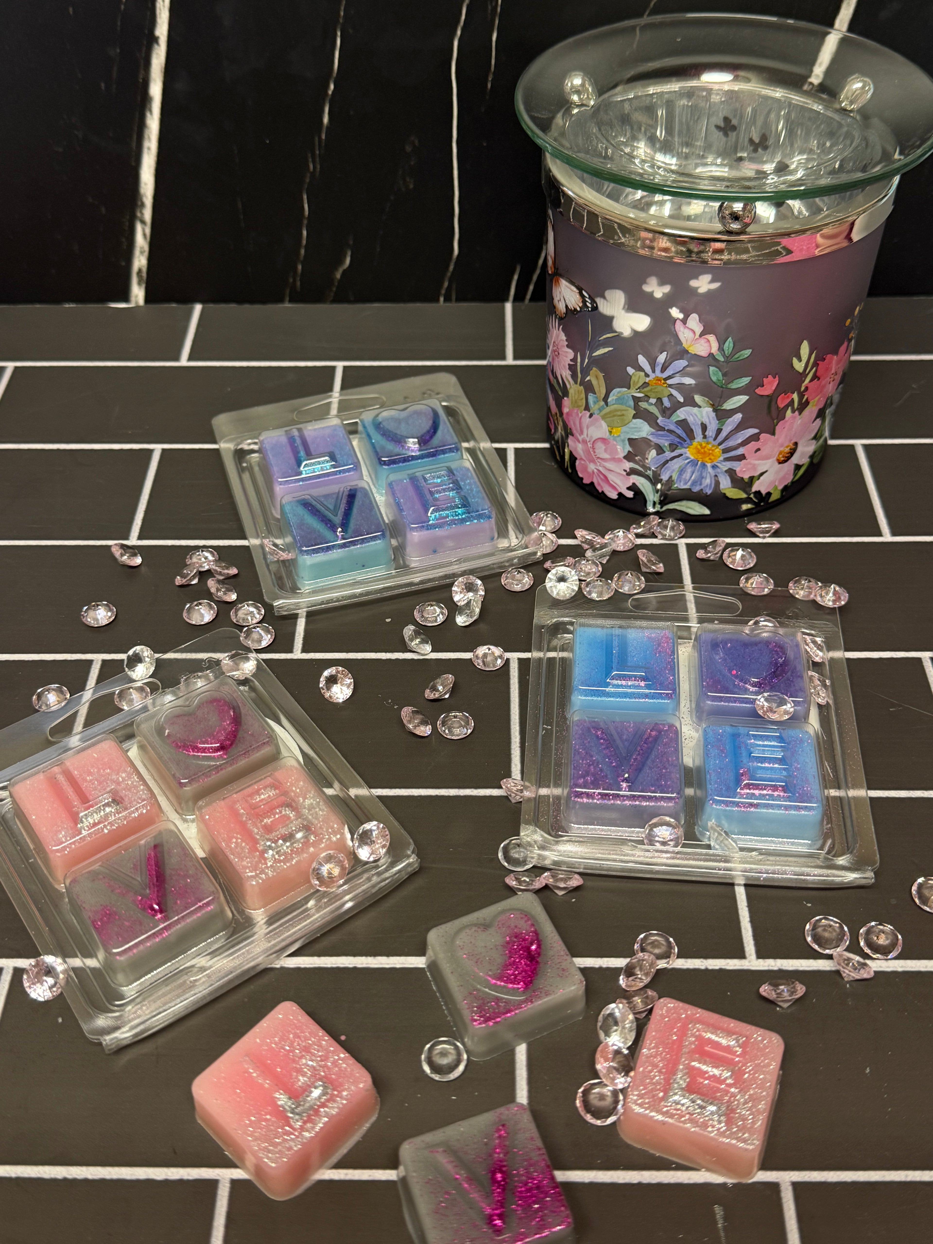 Luxury Wax Melts -  Love Duo Wax Melt Cubes - Various Fragrances