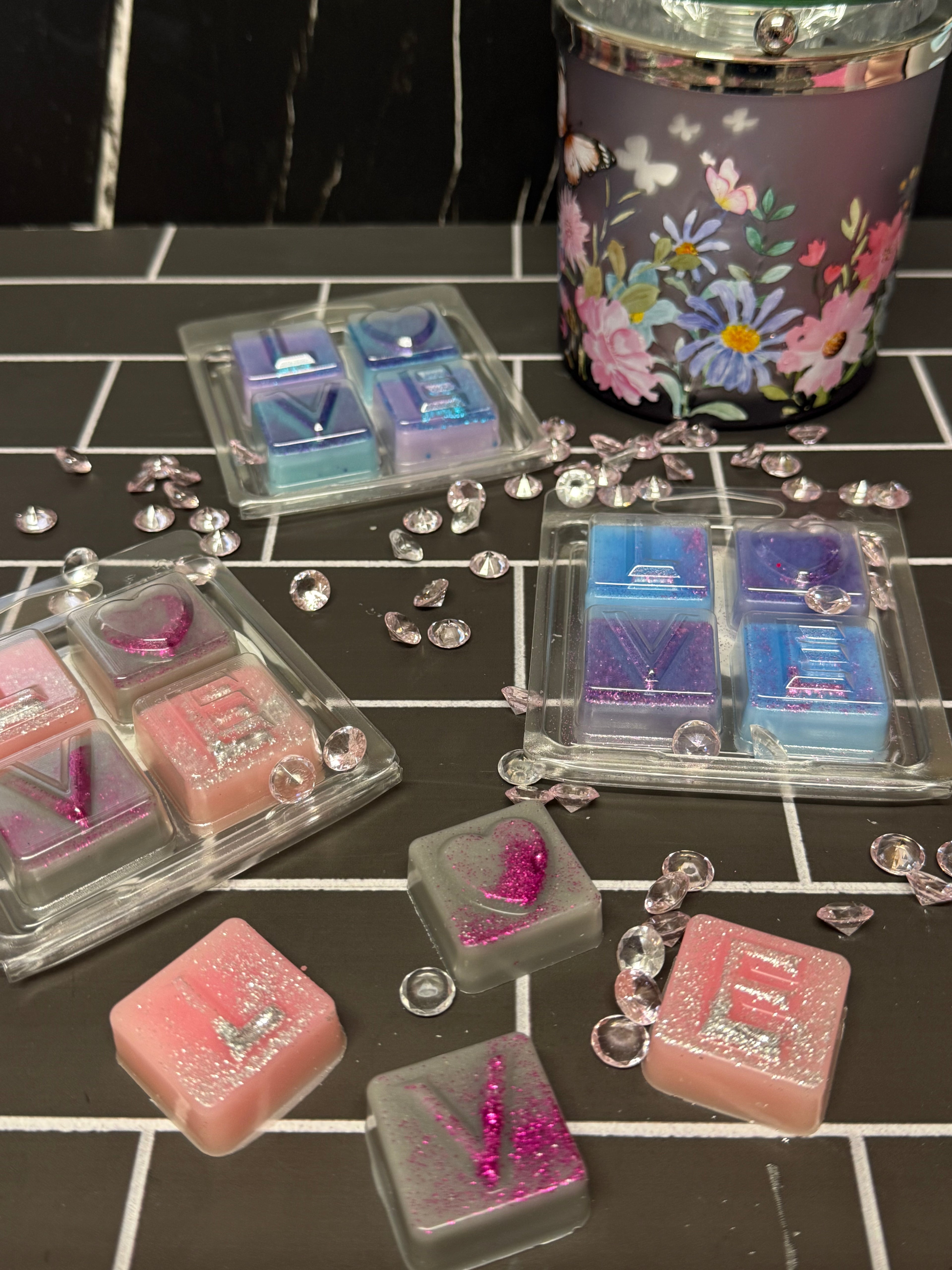 Luxury Wax Melts -  Love Duo Wax Melt Cubes - Various Fragrances