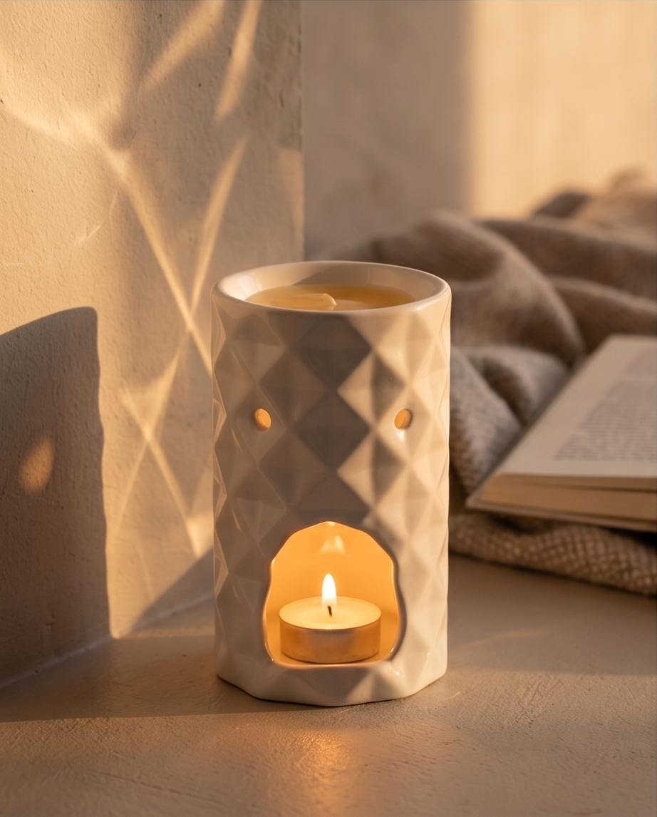 Geometric Faceted -  Oil Burner / Wax Melter