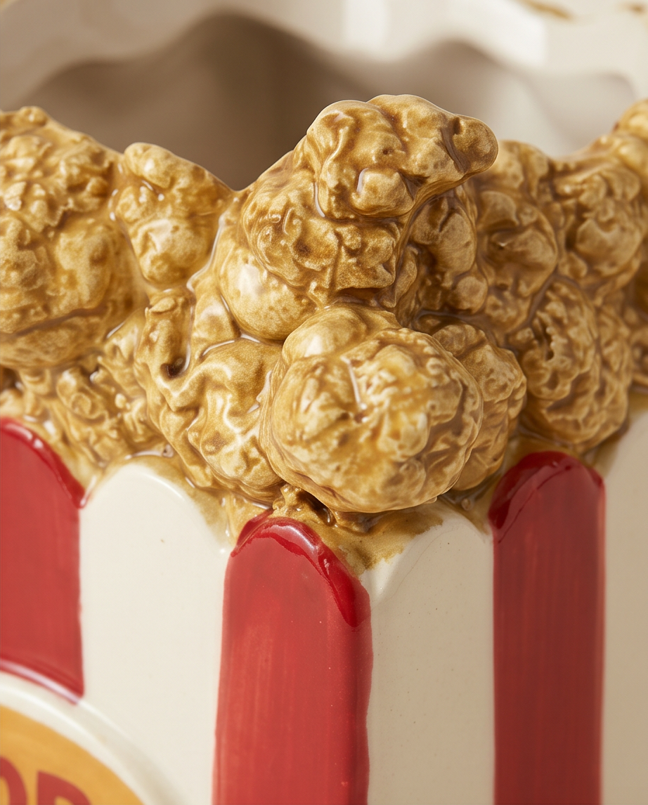 Novelty Cinema Popcorn Flower Vase