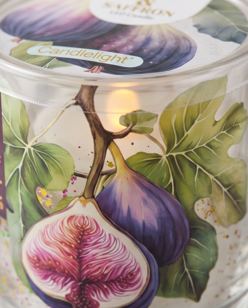 LED Candle Jars - Wild Fig and Saffron