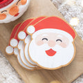 Set of 4 Jolly Santa Coasters