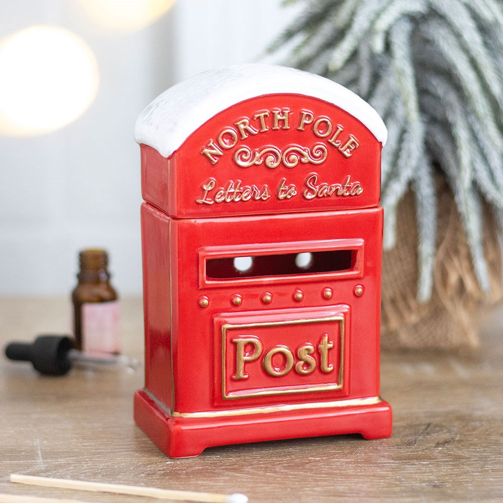 Letters to Santa Christmas Post Box  - Oil Burner / Wax Melter