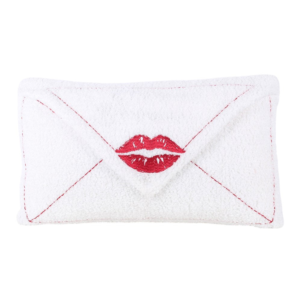 Kiss Kiss Envelope Boucle Cushion