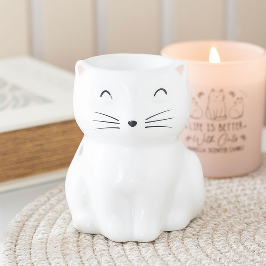 Halloween / Autumn - Happy Cat - Oil Burner / Wax Melter