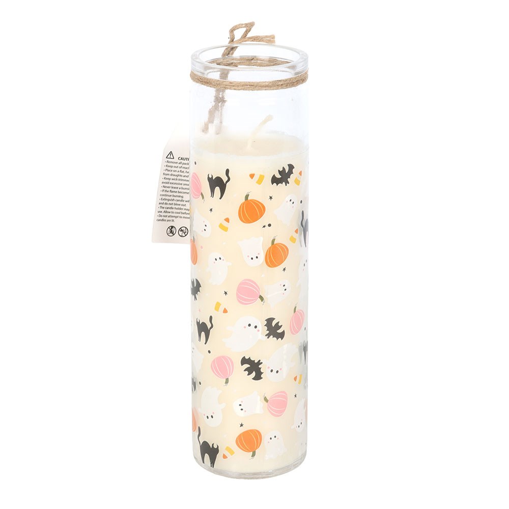 Halloween Sweet and Spooky Candy Corn Tube Candle - Candy Corn