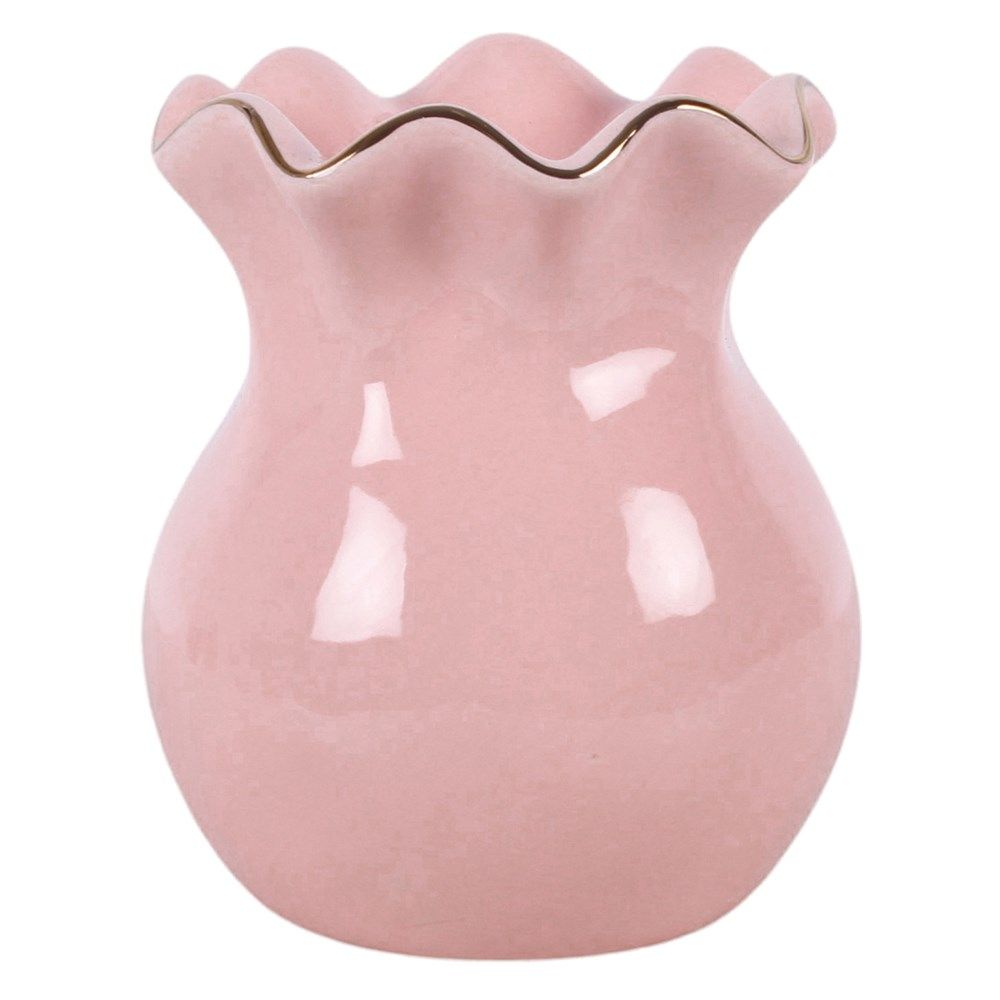 Pink Fluted Oil Burner/Wax Melter