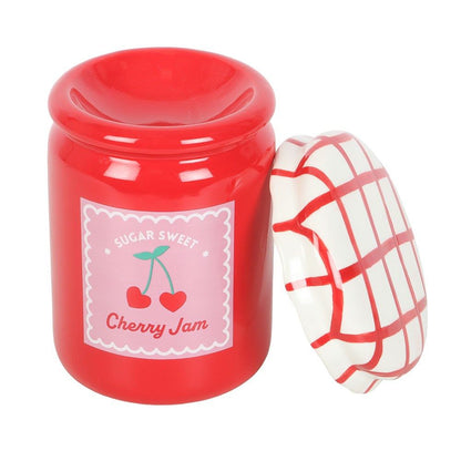 Cherry Jam Jar Oil Burner/Wax Melter