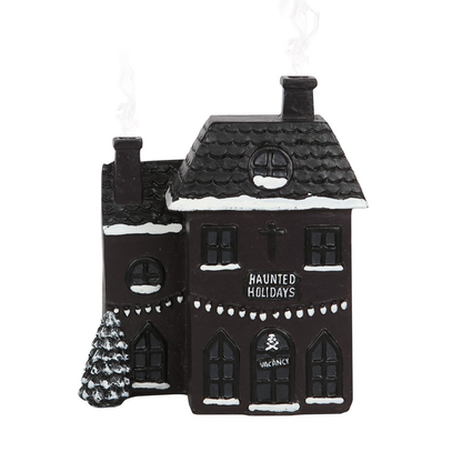 Halloween BackFlow Incense Cone Burners - Haunted House