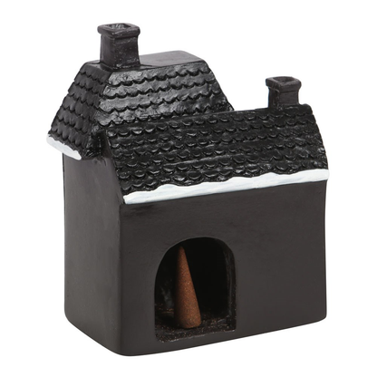 Halloween BackFlow Incense Cone Burners - Haunted House