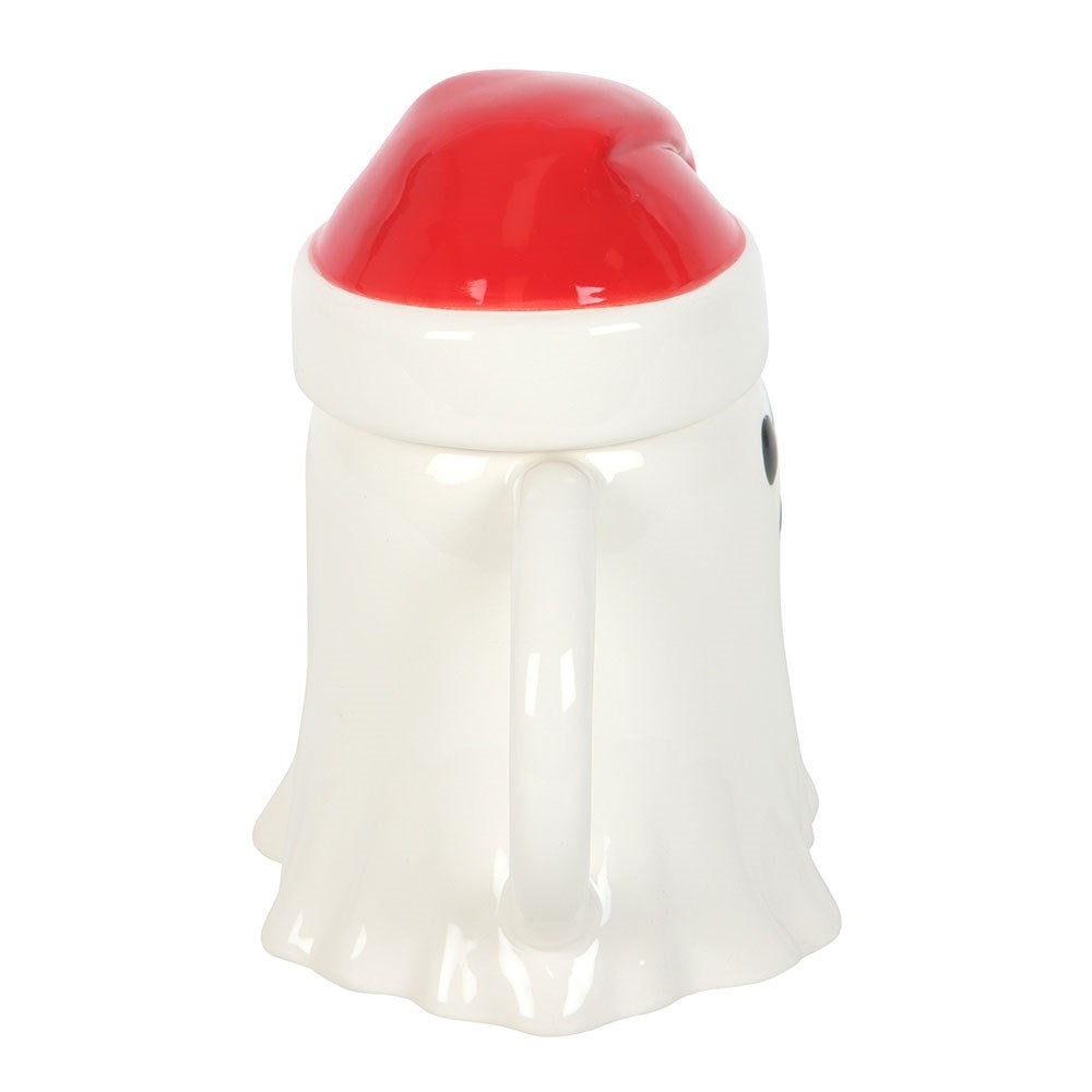 Ghost Shaped Santa Hat Mug