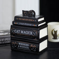 Black Cat Magick Book Stack -  Oil Burner / Wax Melter