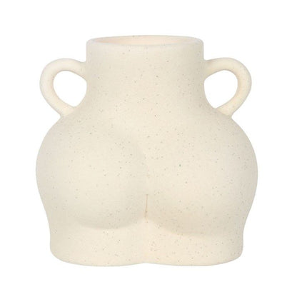 Cream Speckle Bum Oil Burner / Wax Melter