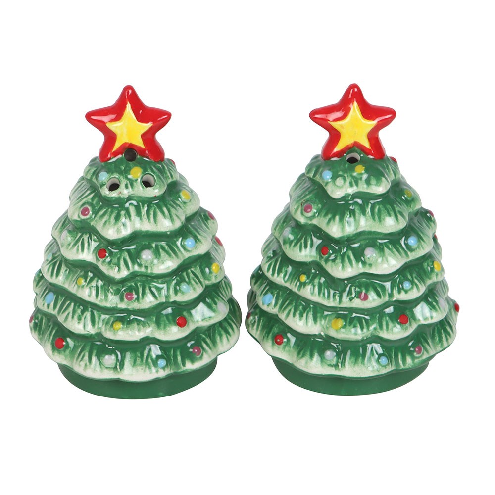 Nostalgic Christmas Tree Salt and Peper Shakers