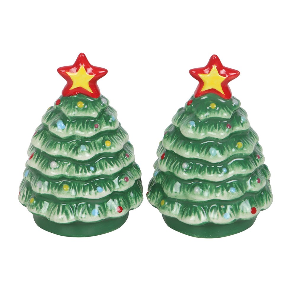 Nostalgic Christmas Tree Salt and Peper Shakers