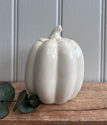 HALLOWEEN / AUTUMN  Pumpkin Oil Burner/Wax Melter -Cream