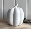 Tall White Pumpkin Oil Burner/Wax Melter - White