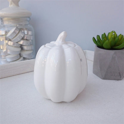 HALLOWEEN / AUTUMN  Pumpkin Oil Burner/Wax Melter - White