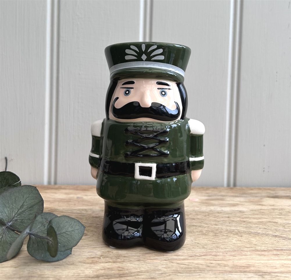 CHRISTMAS Nutcracker Oil Burner/Wax Melter - Dark Green