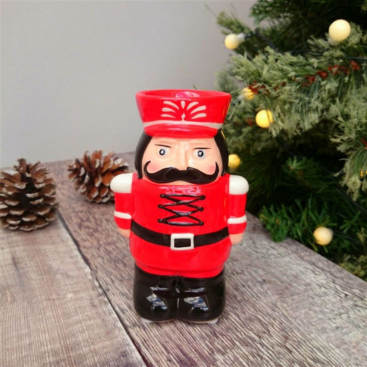 CHRISTMAS Nutcracker Oil Burner/Wax Melter - Red