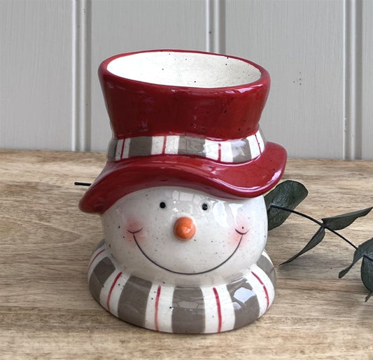 CHRISTMAS Jolly Snowman Oil Burner/Wax Melter