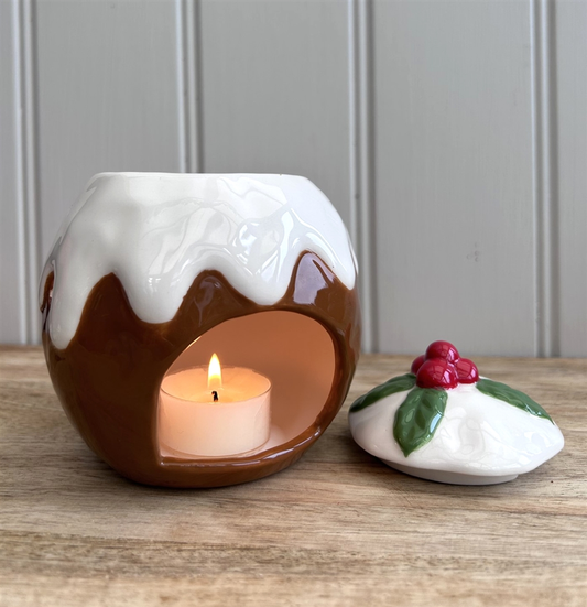 CHRISTMAS LARGE CHRISTMAS PUDDING Oil Burner/Wax Melter