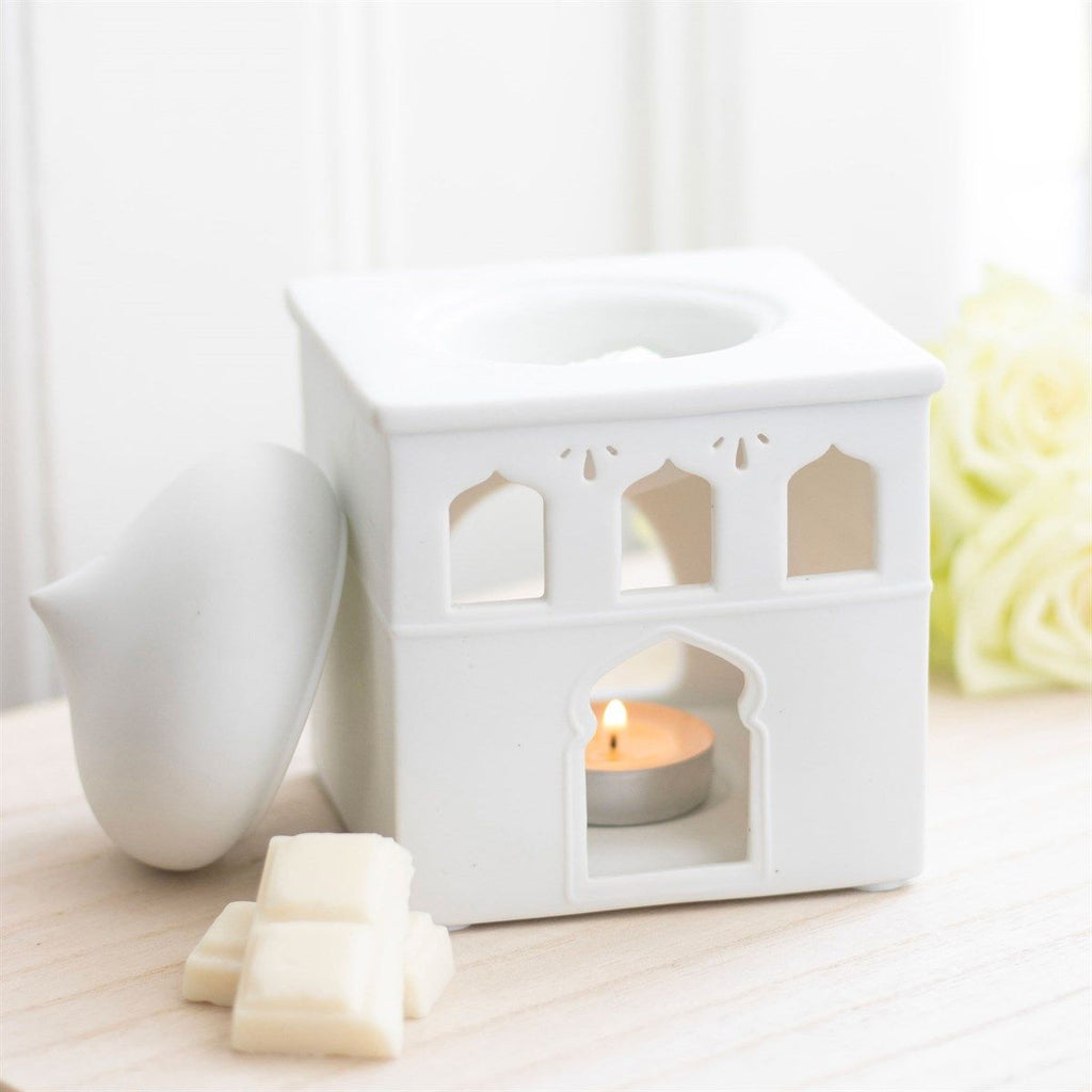 Off White Mosque Oil Burner / Wax Melter