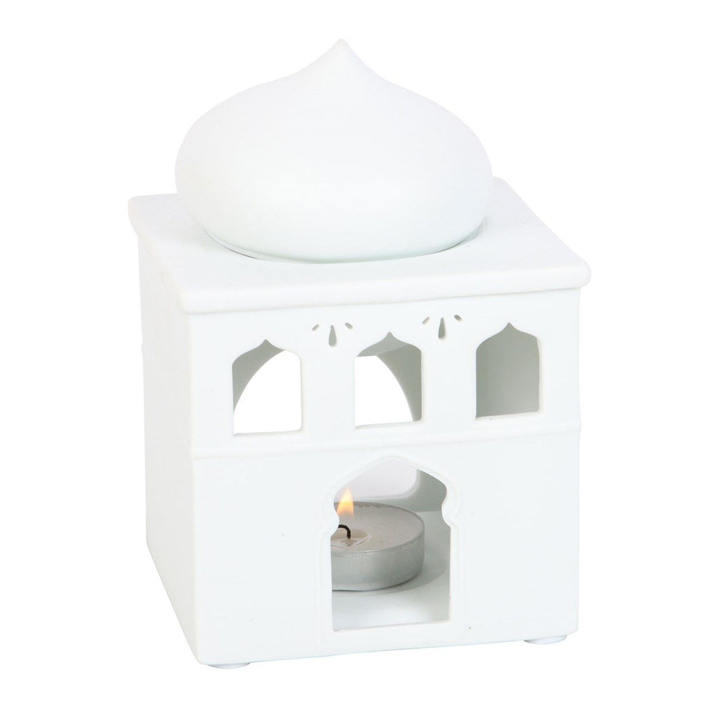 Off White Mosque Oil Burner / Wax Melter