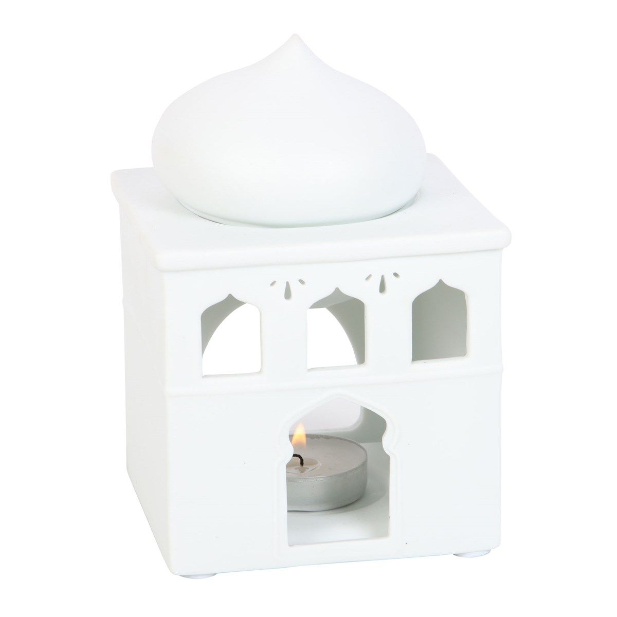 Off White Mosque Oil Burner / Wax Melter