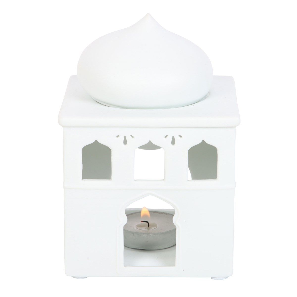 Off White Mosque Oil Burner / Wax Melter