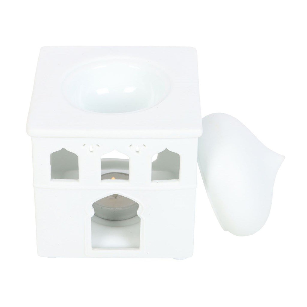 Off White Mosque Oil Burner / Wax Melter