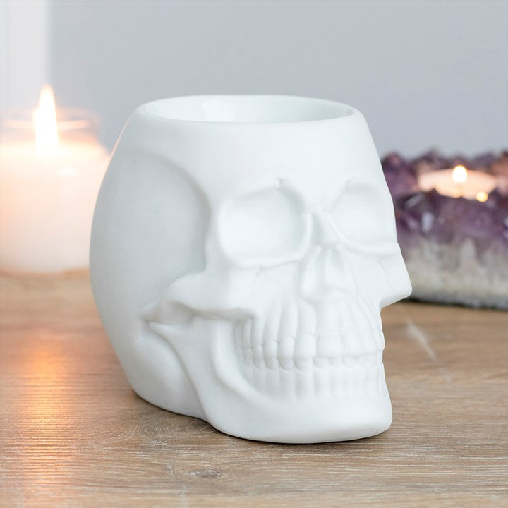 White Skull Oil Burner/Wax Melter