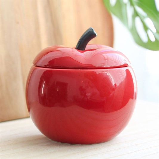 Red Ceramic Apple Burner/Wax Melter