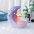 Purple Pastel Crescent Moon - Oil Burner / Wax Melter