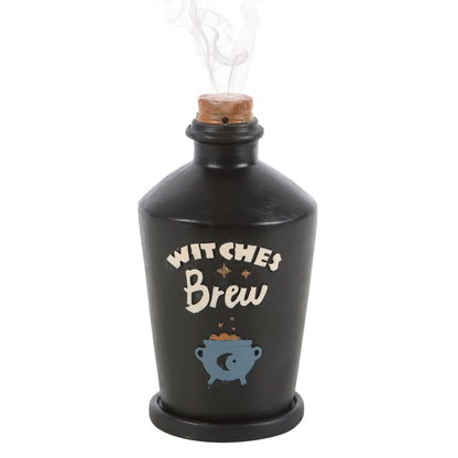 Halloween BackFlow Incense Cone Burners - Witches Brew Bottle