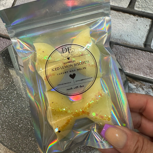 Luxe Bow Duo Luxury Wax Melts - Iced Lemon Biscotti