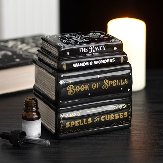 Halloween / Autumn - Book of Spells - Oil Burner / Wax Melter