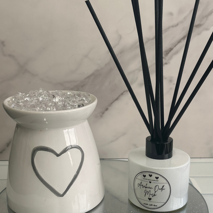 Luxe Reed Diffuser - White and Black