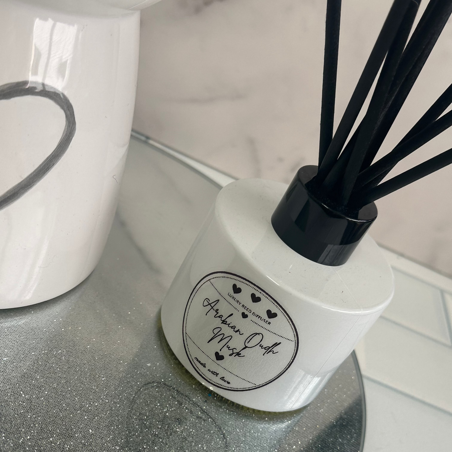 Luxe Reed Diffuser - White and Black