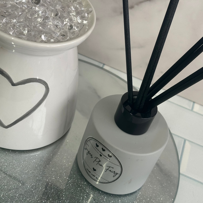 Luxe Reed Diffuser - Grey & Black -  Sugar Plum Fairy